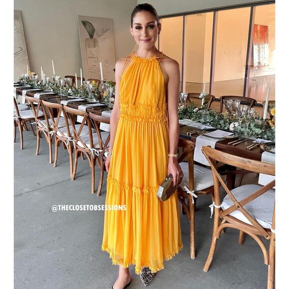 RARE!!! MANGO Halter Neck Maxi Dress NWT - Picture 1 of 16